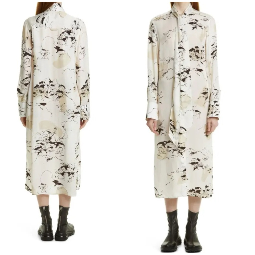 Maria McManus Black and White Patterned Dress
